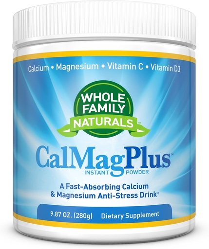[BRSWKHT7BUDQM232] Kalcij Magnezij v prahu dodatek - CalMag Plus z vitaminom C & D3 - Gluten prost, ne GSO - Natural Cal Mag pijačo - Cal-Mag za mišice - miren spanec Magnezij v prahu - Kalcijev dodatek