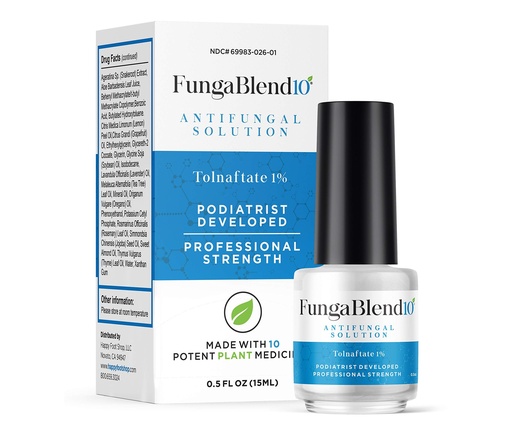 [BRSWKZY5AB7RC3TK] FungaBlend 10 - Antifungal Medication:1% Tolnaftate and 10 Plant Medicines -Toenail Fungus Treatment for Nail Repair Gel, Athletes Foot, Jock Itch, Ringworm -Topical Solution for Toe and Finger Nail