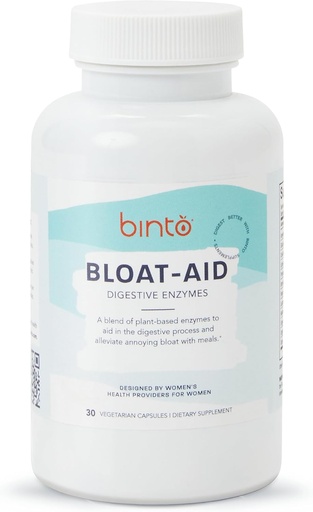 [BRSW2FD4A4AWYC3G] Binto Bloat-aid - Digestive enzymes - Plant-Based Digestive Enzyme Supplements to Support Health Digestion and Cut Down on Bloat - Preservative-Free, Gluten-Free, Non-GMO