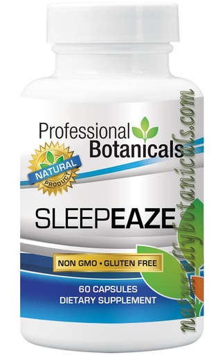 [BRSWIZILA4BROEDG] Professional Botanicals Sleep Eaze, Natural Sleep Aide Supplement, Non Habit Forming Sleep Supplement Valerian Root and German Chamomile - 60 Vegetarian Capsule