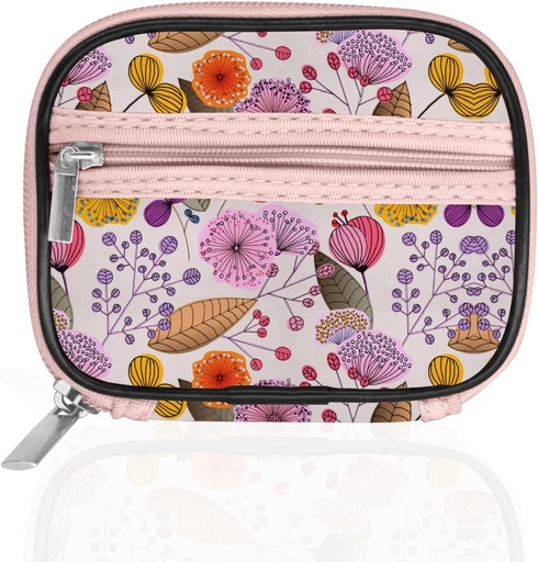[BRSRO23QCEIR6YA2] Serfeymi Weekly Travel Pill Organizator Pilula Caz pilula pentru Purse cu Removabil 7 zile Pilula cutie, Medicina de călătorie Fashionable Organizator Pilula Container pentru Medicina, Vitamina, Supliment - Bloom 03