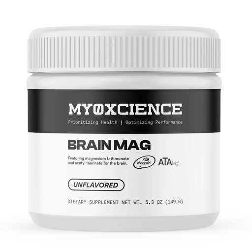 [BRSWYYY5BAHAE2DH] MYOXCIENCE Brain Mag | Magnesium L-Threonate Magtein & Magnesium Glycinate Powder (Unflavored) (60 Servings)