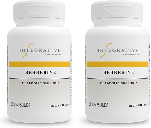 [BRSRMHD7CQMBSFDO] Integrative Therapeutics Berberine - Supplement for Cellular Energy Metabolism & Metabolic Support* - Dairy-Free & Gluten-Free - 120 Capsules (120 Servings)