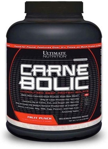[BRSWIAD5DIDBSYDG] Ultimate Nutrition Carne BolicBeef Protein Powder, Laktoza Free Protein Shakes, Paleoand Keto FriendlyWith No Sugar or Carb, Low Calorie Isolate Powder, Białko hydrolizowane, 60 Służenie, Czekolada