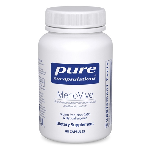 [BRSWKHY2CZ5RWDI3] Pure Encapsulations MenoVive | Broad | Range Support for Menopausal Health and Comfort* | 60 Capsules
