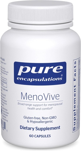 [BRSWKHY2CZ5RWDI3] Pure Encapsulations MenoVive ← Broad tención Range Support for Menopausal Health and Comfort* ← 60 Capsules