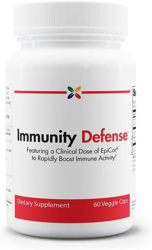 [BRSWGHTYPICRGYL4] Stop Aging Now - Immunity Defense with EpiCor - Immune Support Supplement - Vitamin C, Vitamin D, Dry Yeast and Mushroom Complex - Shiitake, Cordyceps, Reishi and Maitake Mushroom - 60 Vcaps