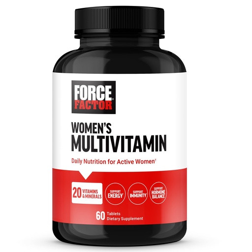 [BRSROHABAV7GKELL] Force Factor Women’s Multivitamin, Multivitamin for Women to Support Hormone Balance, Energy, Immunity, and Gut Health, with 20 Vitamins & Minerals, Ashwagandha, Chasteberry, and More, 60 Tablets