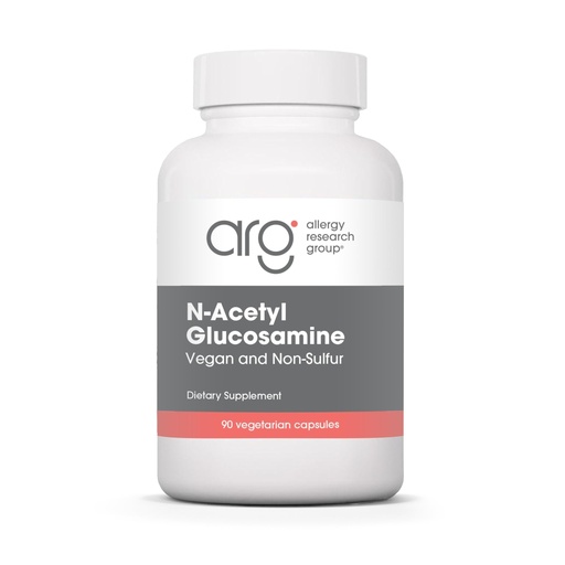 [BRSWIZ3RAIEGG33C] Allergy Research Group N-Acetyl D-Glucosamine 500mg - NAG Supplement, Joint Support, Glucosamine Sulfate, Joint Health Formula, Motility Activator, Vegan, Non-Sulfur, Vegetarian Capsules - 90 Count