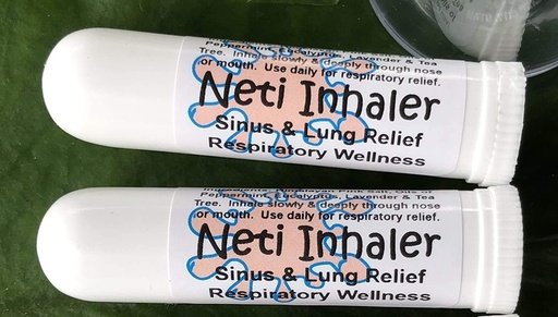 [BRSWIBAPBMCQ4FLM] Urban ReLeaf NETI Salt Air Relief INHALERS! Set von zwei (2) Sinus & Lung, Himalayan & Botanicals! Atemberaubendes Wellness. Heilende Aromatherapie. Energie! Kalte, Asthma, Husten, Bronchitis 100% natürlich