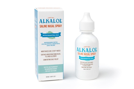 [BRSWGYI3BYMGOCDU] Alkalol Solution Saline Nasal Spray, 1.69 Ounce