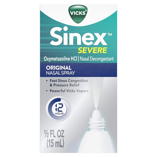 [BRSWIZT7BIBBGYDO] Vicks Sinex Severe Nasal Spray 0.50 oz