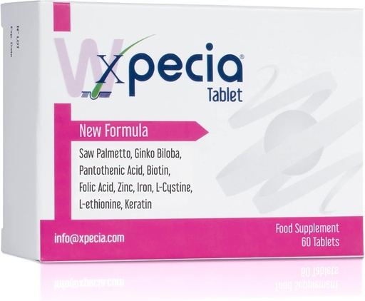 [BRSWGFQ5AQJQGE3X] XPECIA FOR WOMEN ANTI HAIR LOSS & DHT BLOCKER & NEW HAIR GROWTH FORMULA (60 Tablets)
