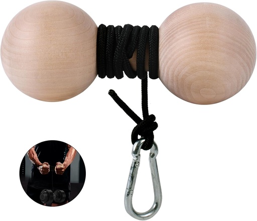 [BRSRAGQZAEBWCDT2] Wooden Wrist Roller and Forearm Strengthener,Grip Strength Trainer,Arm Blaster Exerciser,Strength Trainer For Fingers and Wrist.