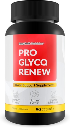 [BRSRA2YTA4HQKCD2] Pro Glyca Renew - Our Best Blood Support Supplement - Best Turmeric Ginger Berberine Glucose Support Supplement - Sugar Health Blood Health - Natural Blood Boost Blood Balance Pills - Blood Supplement