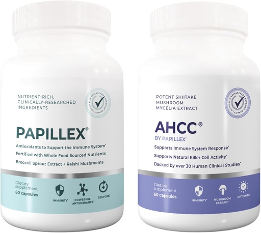 [BRSRAFANC4IR4FD2] AHCC Bundle - All Natural Immune Support Bundle - 60 Caps per Bottle