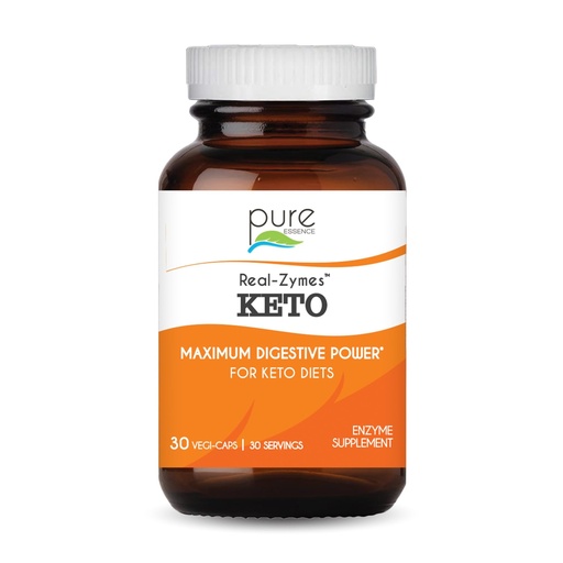 [BRSWGEDQBB5GKEL5] Real-Zymes™ KETO Digestive Enzymes Supplement with Probiotics for Better Digestion - Natural Support for Relief of Bloating, Gas, Belching, Diarrhea, Constipation, IBS, etc. - 30 Caps