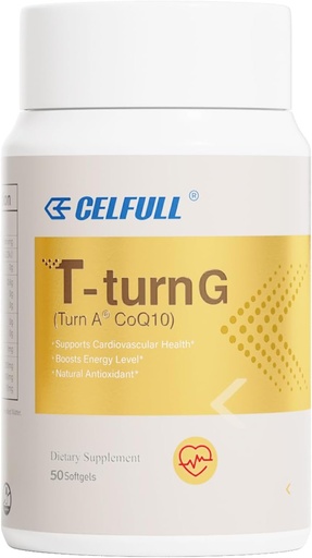 [BRSRAGQCBUNWAAY7] CELFULL CoQ10 200mg,Antioxidant for Heart Health & Energy Production,Coenzyme Q10 containing NAD,Alpha lipoic Acid,etc,co q 10 Supplement and Vitamins,50 Softgels