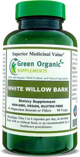 [BRSWGBL7BUCRE232] Suplemen Organik Hijau Capsule White Willow Bark (Single)