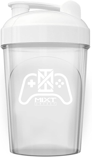 [BRSWGGIYBB4BQHYZ] MIXT Energy Shaker Bottle, 16 oz. Shaker Bottle, BPA Free & Lid Mixing Technology (16 oz, Game Controller)