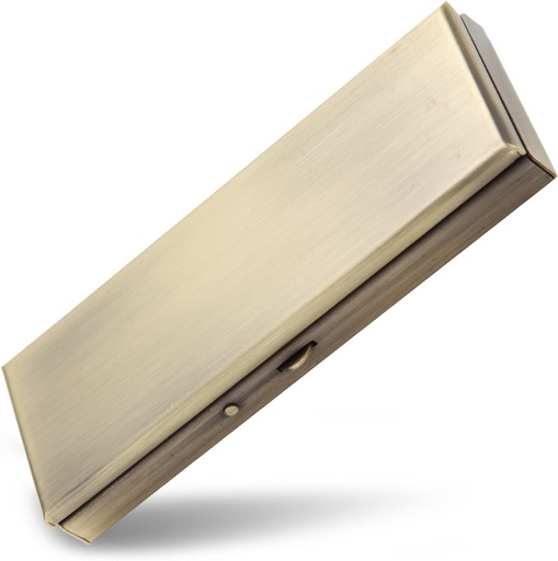 [BRSW2FICAACBE3LA] 7 Tage Ziemlich Mini Metall Pille Organizer Pille Box mit Spring Open Design und 7 Kompartment, Vitamine zu halten Cod Liver Öl Ergänzungen und Medikamente (Bronze)