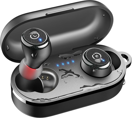 [BRSWGGD3DF6BAG3A] TOZO T10 Wireless Earbuds Bluetooth 5.3 Headphones, App Customize EQ, Ergonomic Design, 55H Playtime, Wireless Charging Case, IPX8 Waterproof Sound in-Ear Headset, 2025 New Version
