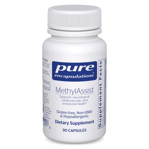 [BRSWIFYZCIDWIELG] Pure Encapsulations MethylAssist 90's - B Vitamin Complex - Methylation Support* - Heart Health & Brain Health - Non-GMO & Gluten Free - 90 Capsules