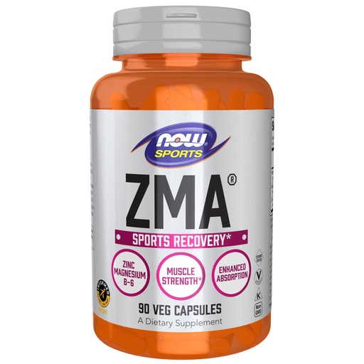 [BRSWIY32BQJRGCA5] NOW Foods Sports Nutrition, ZMA (Zinc, Magnesium and Vitamin B-6), Enhanced Absorption, Sports Recovery*, 90 Capsules