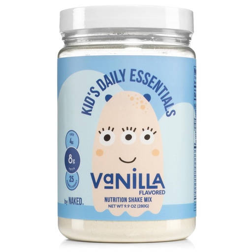 [BRSROHQEOUHQGEIY] Naked Vanilla Kids Daily Essentials, Kids Protein Shake Made With Organic Milk, 6 Organic Vegetables, 25 Vitamins and Minerals, No Artificial Sweeteners, Flavors, Colors or Preservatives