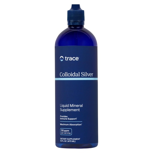 [BRSWIAYDOQJWKD34] Trace Minerals Colloidal Silver - Pure Colloidal Silver Supplement for Immune Support - Natural Mineral Drops - High-Potency Formula - Gluten-Free - Vegan - 16 fl oz (48 Servings)