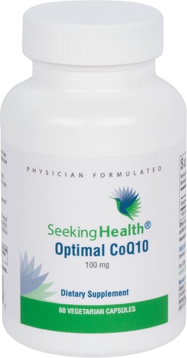 [BRSWIBTRBUFGO3DG] Seeking Health Optimal CoQ10, 100 mg Coenzyme Q10 Supplement, Antioxidant, Supports Energy Production and Heart Health, Vegetarian (60 Capsules)*