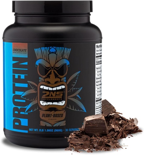 [BRSRMHYPBMDWOH32] 2o Nature Supplements – Proteína baseada em plantas, Chocolate, 30 Servings, 2,2 LB – 21G Vegan Protein & EAAs para apoiar o crescimento muscular e recuperação – Sem açúcares adicionados e feitos sem soja, glúten ou OGM