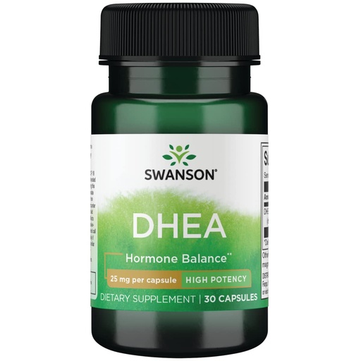 [BRSWIYAZCAIRO2LG] Swanson Dhea 25 Milligrams 30 Capsules