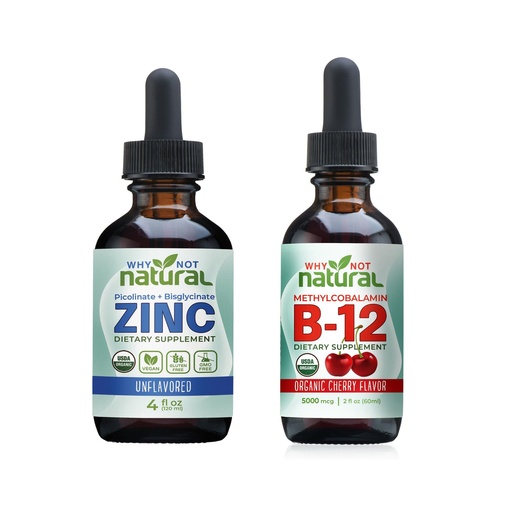 [BRSRAYYOCAHA4EIV] Organic Liquid Zinc and Vitamin B12