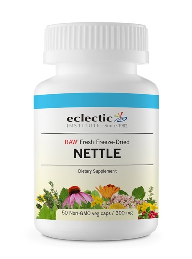 [BRSWIYQZBQOQECDG] Eclectic Herb Raw Freeze-Dried Non-GMO Nettle Leaf | Healthy Sinus Support, Histamine Response & Respiratory Wellness | 50 Veg Caps (300 mg) | US Grown, Vegan