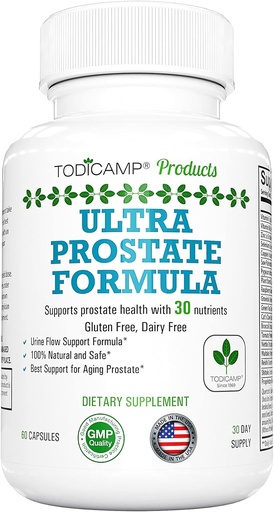 [BRSW2EI6OICGGYL2] Prostate Support Supplement Formula with Saw Palmetto Extract and Bladder Control Complex - 30 Day Supply