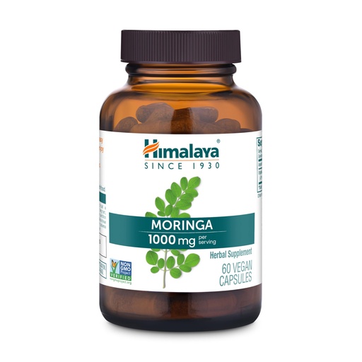 [BRSROYLYBUPQYDLD] Himalaya Moringa - Herbal Superfood Antioxidants Supplement Supporting Wellness, Vitality, and Oxidative Stress - Vegan, Non-GMO, Gluten Free, 1000 mg, 60 Capsules