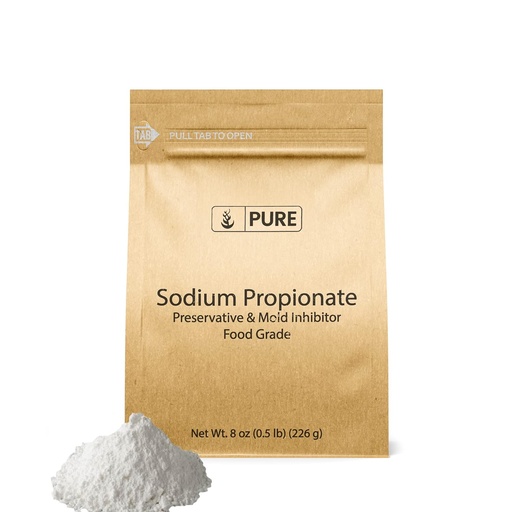 [BRSWGYLYCANRGAD6] PURE ORIGINAL INGREDIENTS Sodium Propionate (8 oz) Preservative & Mold Inhibitor, Food Grade, Food Additive