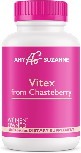 [BRSRAFD5O4HG2YD2] Suplemento Vitex para Mulheres - Harmonia Hormona para Mulheres de Chasteberry Orgânico - Equilíbrio Hormônio, Período, Suporte Perimenopausa - 60 Cápsulas