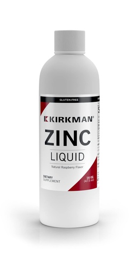 [BRSWIATRA4PAEGQZ] Kirkman Zinc Liquid - New Formulation || 16 oz || Flavored with Natural Raspberry || Free of Common allergens