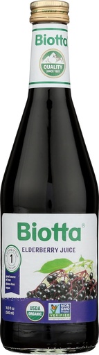 [BRSWIZYKA55B2CT4] Biotta, Juice Elderberry Organic, 16.9 Fl Oz