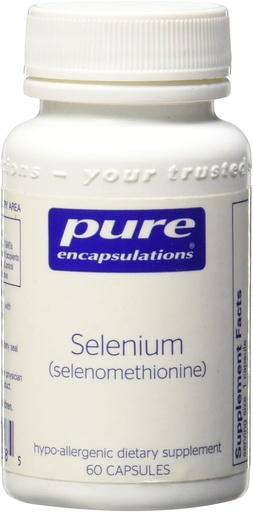 [BRSWIZQMBZ7AYETY] Selenium 200mcg (Selenomethionine)の食事療法の補足(60カプセル)