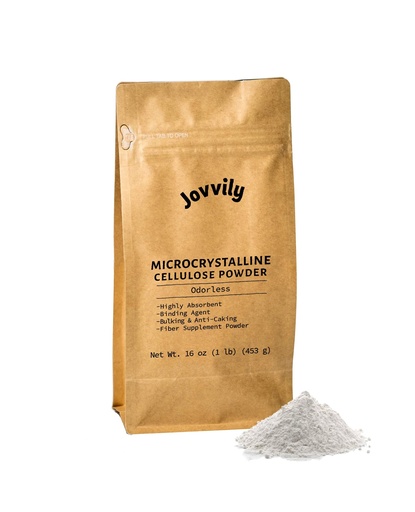 [BRSW2EI6BEBWOFAZ] Jovvily Microcrystalline Cellulose Powder - 1 lb - Fiber Supplement - Binding Agent