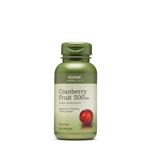 [BRSWIYQ4OQOWCE3M] GNC Herbal Plus Whole Herb Cranberry 500mg 100 Capsules