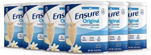 [BRSWIYAKOYIB6ET2] Ensure Powder Complete Powder Balanced Nutrition Vanilla 14 Ounces (Value Pack of 6)