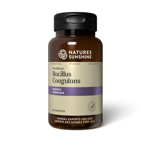 [BRSWKHQ3C56GEFI5] Nature's Sunshine Bacillus Coagulans, NutriBiome - 90 Vegicaps