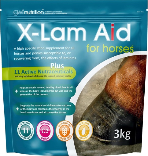 [BRSWIZITDIPQGFI5] Gor Pets GWF Nutrition X-lam Aid for Horses Pouch 3 kg