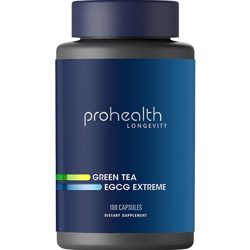 [BRSWI2QIDNYG2F3E] ProHealth Longevity Green Tea EGCG Extreme (390mg EGCG, 100 Capsules) (Green Tea Supplement)