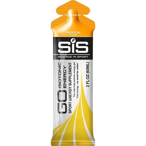 [BRSWKHY2BYGGOG3A] Science in Sport Energy Gel Pack, SIS Isotonic Energy Gel, 22g Fast Acting Carbs, Performance & Endurance Gels, Tropical Flavor - 2 Fl Oz (Pack of 6)