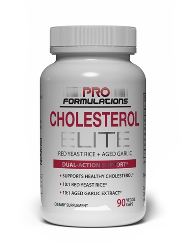 [BRSWGFI7CFYBO33B] Pro Formulations MD Cholesterol Elite – Dual Action Cholesterol Support – 90 Veggie caps – Powered by Red Yeast Rice & Aged Garlic Extract – Enhanced with Inositol & Artichoke Extract
